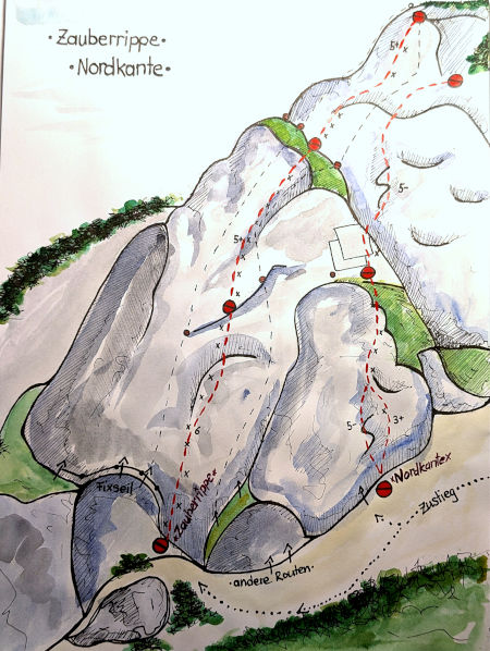 Zauberrippe Nordkante